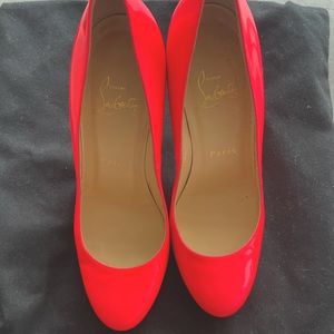 Pink Neon Louboutin / size 6 / Bianca